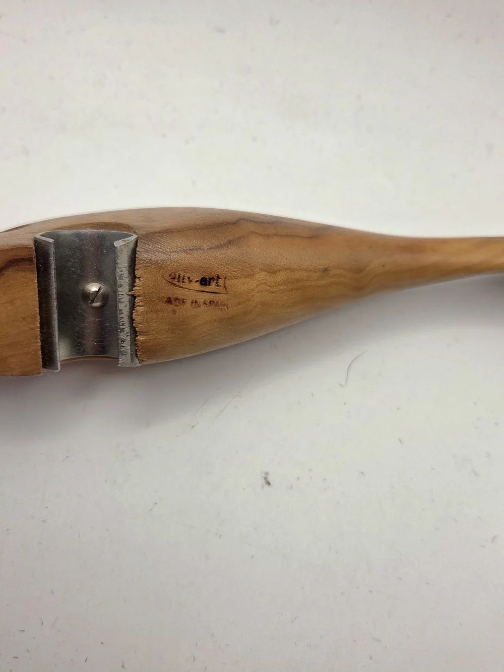 Vintage Oliv Art Wooden Shark Bottle Opener Stamped Made In Spain